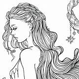 Coloring Pages Girly Printable Girl Getcolorings Color sketch template