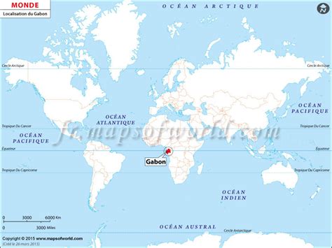 gabon carte du monde