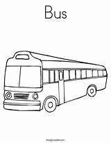 Coloring Bus Print City Autobus Ll sketch template