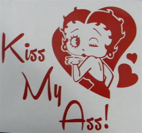 Betty Boop Kiss My Ass