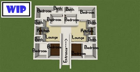 modern home  schematics minecraft map
