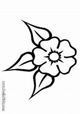 Begonia Hellokids Colorir Folhas Desenhar Malvorlagen Desenhos Blume Amado Três Drucken Farben sketch template