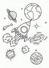 Coloring Pages Space Galaxy Printable Kids Bestcoloringpagesforkids Rocket Sheets sketch template