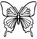 Coloring Butterfly Pages Bug sketch template