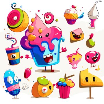 copyright  vector sticker clipart colorful characters  objects