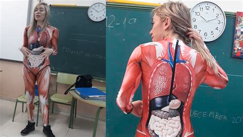 Teacher Gives Anatomy Lesson Using Full Body Suit Iheart