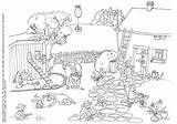 Wimmelbild Ostern Wimmelbilder Ausdrucken Schafhausen Malvorlage Franziska Eier Ostereiersuchen sketch template