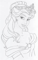 Princesas Princesses Ausmalen Dibujos Princesa Bela Tecido Personagens Bella Fáceis Lápis Fraldas Prinzessin Salvo Girly sketch template