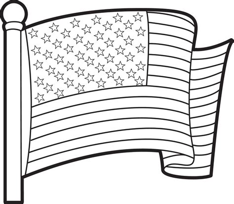 american flag coloring page  preschool  getcoloringscom
