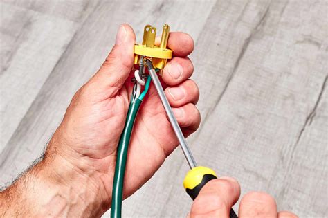 replace  extension cord plug