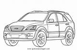 Kia Pages Sorento Coloring Template Sketch sketch template