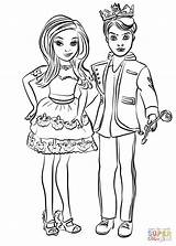 Descendants Coloring Mal Disney Pages Wicked Visit Printable Colouring Dolls Uma sketch template