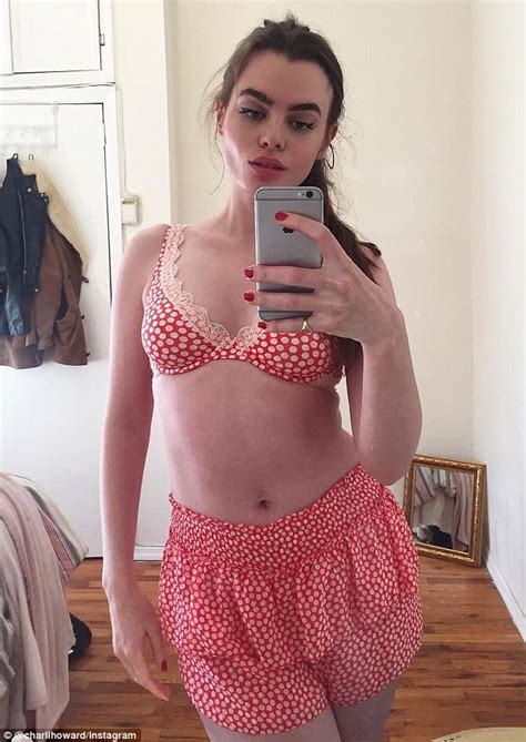 model charli howard shares image of her cellulite daily mail online