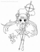 Yampuff Sailor Lineart Colorare Digi Stamps sketch template