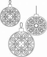 Christmas Coloring Ornament Pages Ornaments Tree Beautiful Printable Estrela Molde Kids Printables sketch template