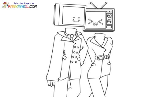 tv woman coloring pages