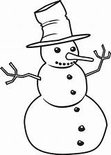 Snowman Clipart Drawing Clip Outline Christmas Cartoon Cute Cliparts Coloring Snowmen Winter Kids Pages Library Snowflake Transparent Background Clipartmag Wikiclipart sketch template