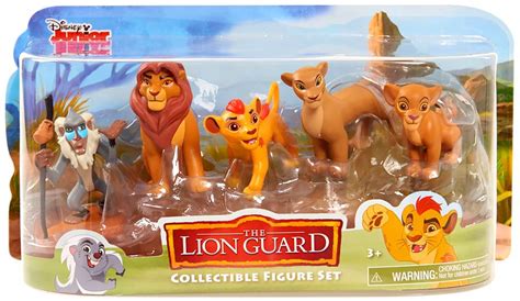 Disney The Lion Guard Mini Figure 5 Pack [kion Simba Nala Kiara