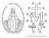 Miraculous Milagrosa Virgen Medalla Colombe Blessed Virgin Immaculate Oracion Saint Paix Medallas Milagroso Santísima María Religieux éveil Archange Vierge Heart sketch template
