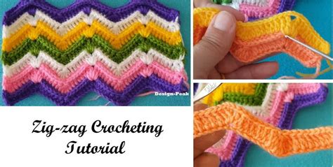 Crochet Beautiful Zigzag Stitch With Images Crochet Hedgehog