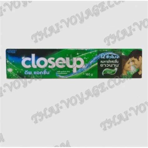 whitening toothpaste  menthol close  thailand