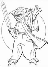 Coloring Pages Jedi Last Getcolorings Starwars sketch template