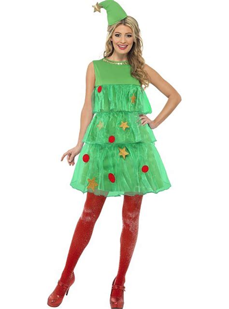 Christmas Tree Lady Adult Costume Buy Online At Funidelia