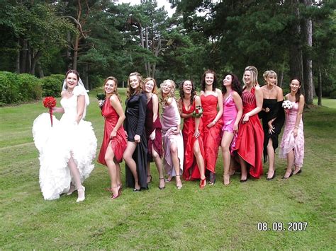 Russian Wedding Bride And Bridesmaids In Stockings Photo 64 90
