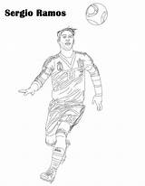 Coloring Ramos Sergio Soccer Pages Player Famous Players Color Para Football Top Ronaldo Iniesta Print Colorear Cristiano Baseball Hellokids Colorir sketch template