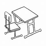 Desk Drawing School Vector Hand Isolated Illustration Clipart Chair Education Collection Dreamstime Illustrations Vectors Kids Preview sketch template