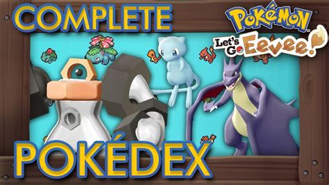 Pokémon Let S Go Pikachu And Eevee Complete Shiny Pokédex All 153