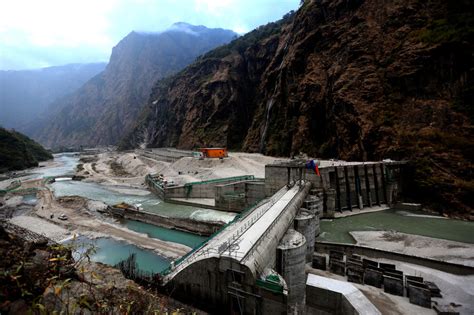 nepals largest  construction hydropower plant mired  sluggish work