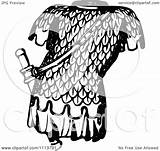 Chainmail Coat Vintage Ancient Illustration Royalty Clipart Prawny Vector sketch template