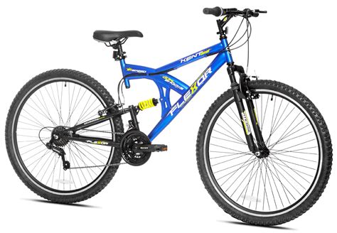 kent  flexor mens dual suspension mountain bike blue walmartcom dual suspension