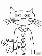 Pete Cat Coloring Buttons Groovy Four Pages His Color Printables Drawing Colorear Printable Para Template Gato Print Shoes Nyan Clipart sketch template