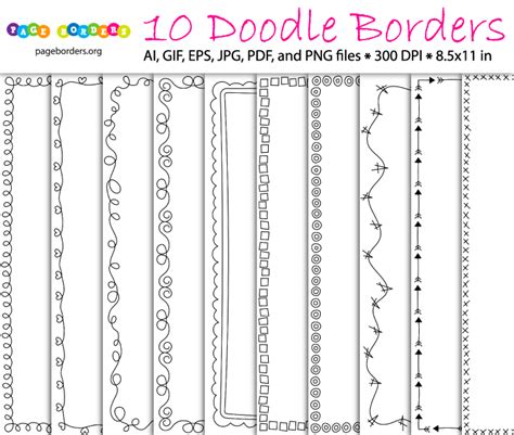 doodle borders
