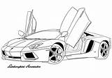 Lamborghini Pages Coloring Printable Kids Cars sketch template