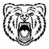 Coloring Bear Face Pages Getcolorings sketch template