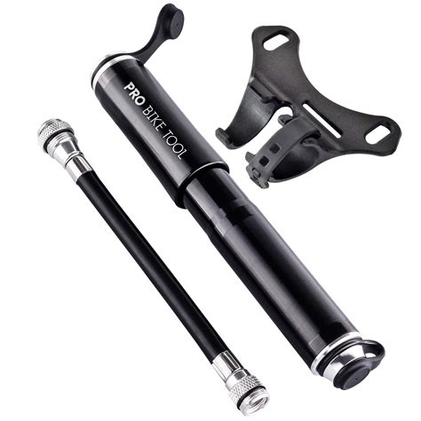 pro bike tool mini bike pump fits presta  schrader high pressure
