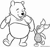 Pooh Winnie Coloring Pages Baby Tigger Pot Bear Disney Printable Honey Cute Color Print Drawing Book Line Kids Hunny Piglet sketch template