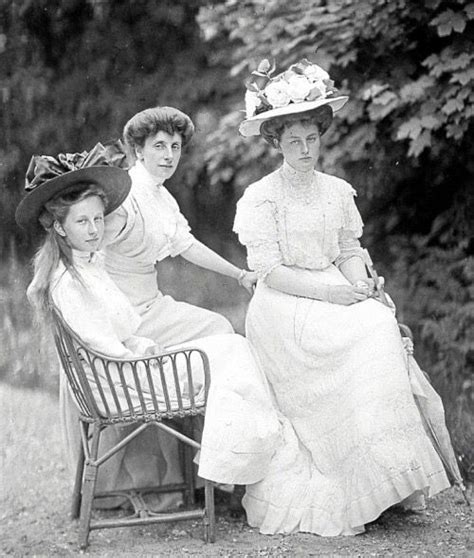 princess victoria louise of prussia with her aunt princess feodora of schleswig holstein and