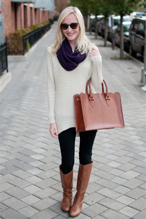 Brown Sweater Leggings Baggage Clothing