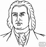 Coloring Bach Sebastian Johann Beethoven Pages Drawing Printable Color Print Composers Getdrawings Sheet Getcolorings Categories Lh4 Ggpht sketch template