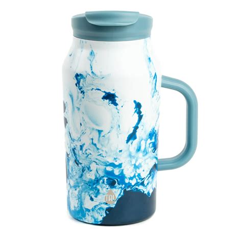 tal  ounce blue swirl stainless steel basin water bottle walmart