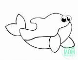 Coloring Orca Preschoolers sketch template