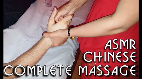 💆 chinese hands head shoulders legs and arms massage asmr no