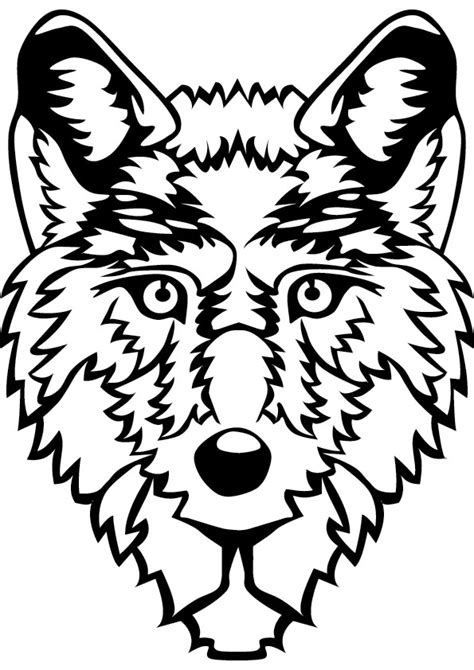 wolf coloring pages kids