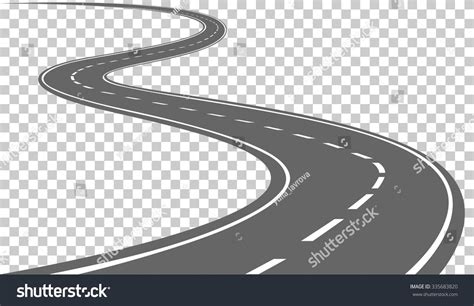 curved road  white markings vector illustration ad affiliate
