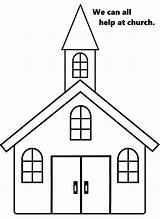 Church Coloring Pages Rocks Lessons Cut Help Primary House Christmas Kids Lds Inside Doors Open Template Buildings Color Easy Children sketch template