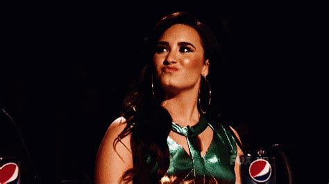 demi funny face s find and share on giphy